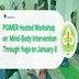 PGIMER Hosted Workshop on  Mind-Body Intervention Through Yoga on January 8